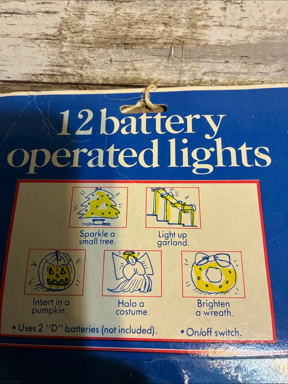 Unbranded Green Battery-Operated String Lights - Warm White Bulbs 3 Packages